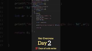 Day:- 2/100 Code itne lambe aur output itne chote kyo hote hain #100daysofcode #coding #code #coder