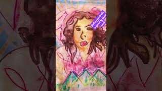 Fantasy portraits inspired by tarot cards #guesswhichcard #archetypes #watercolor