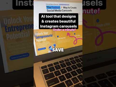 This Ai tool can design and generate stunning Instagram carousel posts in less than 60 seconds!