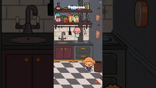 Psiko sister trying to kill her brother😱 #tocaboca #tocalifeworld #tocashorts