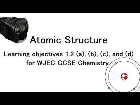 Atomic Structure, for WJEC GCSE Chemistry