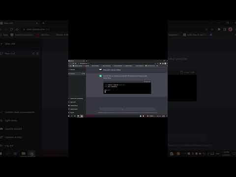 Create a nodeJs api with chatGpt #chatgpt  #shorts