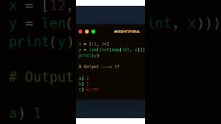 Python Quiz - Day 28 - Comment the answer #pythonquiz #pythonquestions