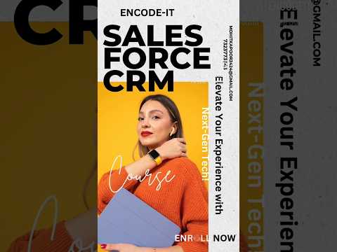 ONLINE Salesforce CRM ✨ ENCODE-IT ✨ #salesforce #salesforcecrm #sales #onlinecourses