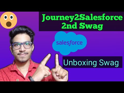 #Journey2Salesforce Swag || Unboxing Journey2Salesforce Swag || 2nd Journey2Salesforce Swag