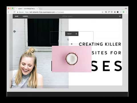Creating Layered Scrolling Collages in Squarespace
