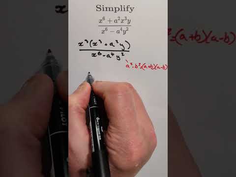 Simplification and quadratic rules. #maths #alevel #equation #solutions #quadratic