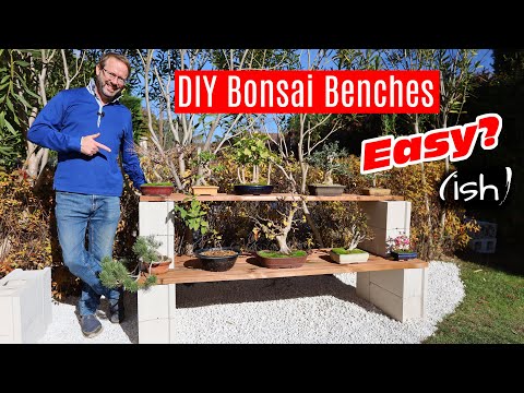 How to make a Bonsai Garden | Part 2 - Bonsai Benches