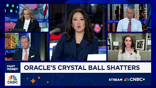 'Fast Money' traders talk what is driving Oracle's stock lower