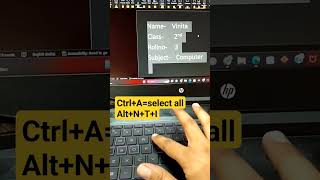 How to convert text into a table in ms word with shortcut keys#msword #mswordinhindi #shorts