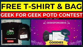 ✅ How to Claim FREE GeeksforGeeks T-Shirt & Bag (2026) – Step-by-Step Guide