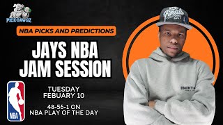 NBA Picks Tuesday 2-10-26 | Jay's NBA Jam Session
