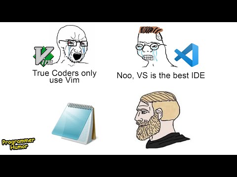 I only code in Notepad || Funny Programming Memes (r/ProgrammerHumor)