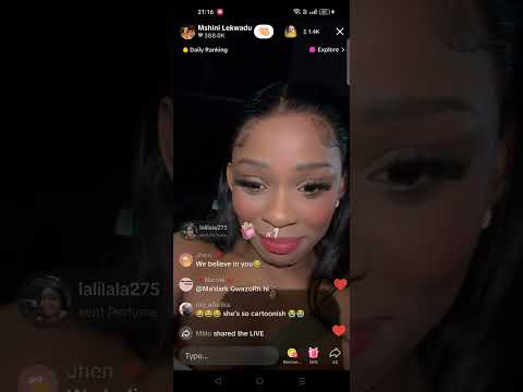 Mshini Lekwadu TikTok Live