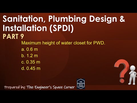 Sanitation, Plumbing Design & Installation Part 9 | The Engineer's Space Corner