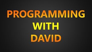 Programming with David Episode 1: Hello World Script in HTML