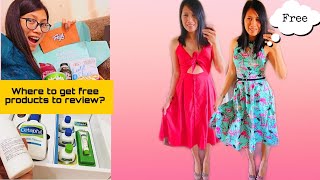 WHERE TO GET FREE PRODUCTS TO REVIEW? #howtogetfreeproductstoreview #freeproducts #freestuff