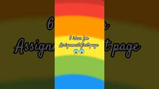 #assignmentdecorationidexhas #markerpainting #artidea #songs #drawing #coloring #painting #trending