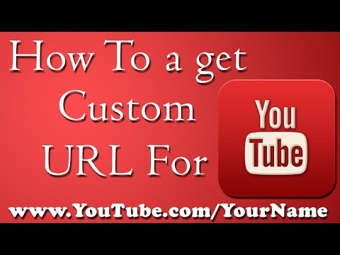 How To get a custom URL For Youtube 2016-2017