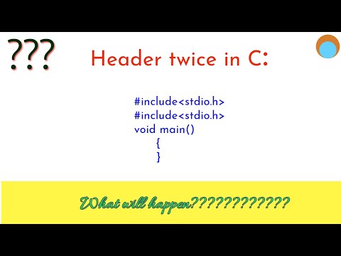 What will happen if we include a header file twice in a C program ?