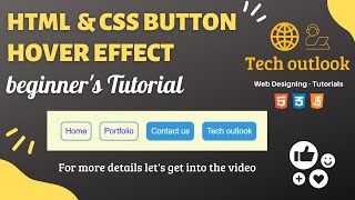 HTML and CSS button styling