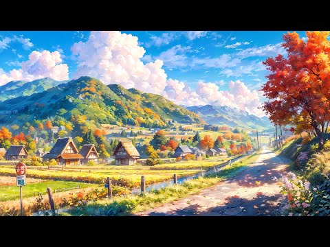Golden Autumn Serenity 😍 Soothing melody for study / relax / work 💖 Beats to relax