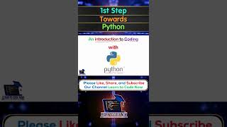Introduction to Python Programming  #shorts #shots #python