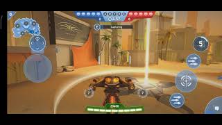 World 1st sunrise skinned Killshot (Mech Arena).