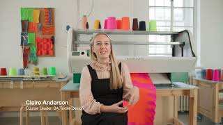 ‘Textiles are everywhere around us’ | Discover our Textile Design courses at Chelsea College of Arts