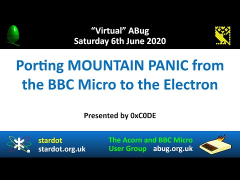 ABug 04: Porting the Mountain Panic game from the BBC Micro to the Acorn Electron (0xC0DE)