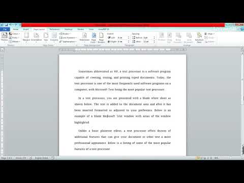 2.5 MS Word: Applying text and picture Watermark