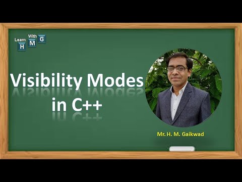 Visibility Modes in C++