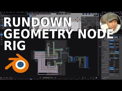 Abundomy Parametric Roman Column - Blender Geometry Nodes Rig Rundown