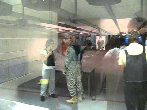 Mariah at the shooting range