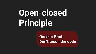 Open closed principle in Java | SOLID principles