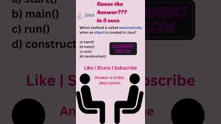 Java Constructor | Java Interview Question #javainterviewquestions #javashorts