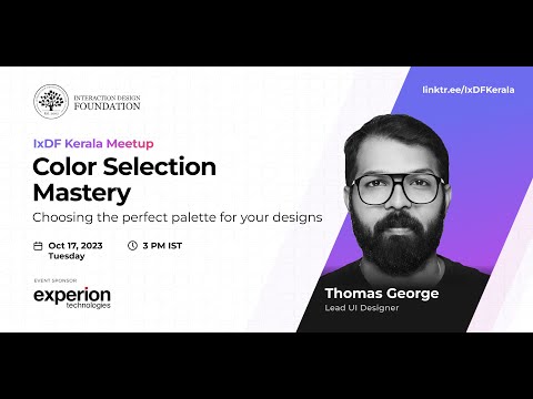 Colour Selection Mastery - IxDF Kerala Meetup