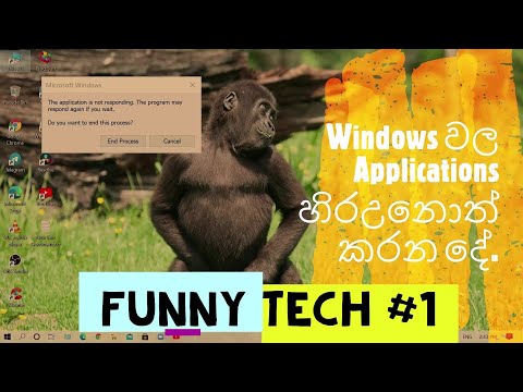 What to do if applications get stuck in Windows | Funny Tech #1😉| Mind Your Knowledge