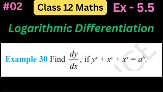 Chapter 5  Exercise 5.5 , Example 30  Class 12 Maths | NCERT Solutions | Differentiation