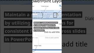 AI Assisted Content Formatting in MS PowerPoint |#futureedgevision #aitools  #aiinpowerpoint