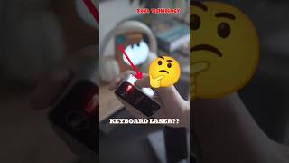 “Keyboard Without Buttons?!” #technology  #futuretech  #laserkeyboard  #tech  #shorts