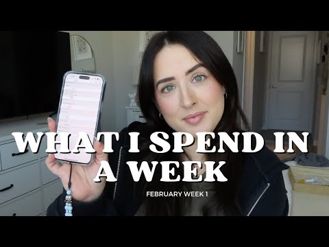What I Spend in a Week | 30 Year Old Girly Trying to Save Money & Pay Off Debt