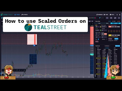 Simple Market Making - Scaled Order Tutorial - Tealstreet.io Trading Terminal