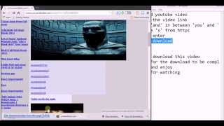 Youtube video download tutorial
