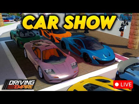 LIVE CAR SHOWS IN DRIVING EMPIRE!