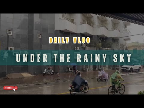 Feeling Peace in the Rain🌧️The Calm of Rainy Streets on a Sad Afternoon