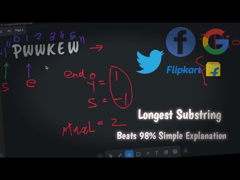 Longest Substring 🔥 Dynamic Programming | Interview Questions | DSA | Placements