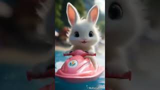 Fearless Hop ❤️🥰#AIBunny #FunnyAnimals#AdventureBunny #viral #EpicRides#ViralShorts #TrendingReels
