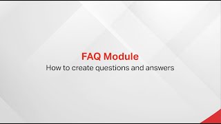 QuickSeries FAQ Module Tutorial