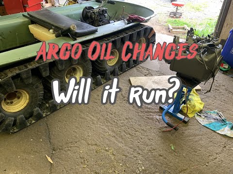 Argo 8x8 Budget Build - Oil Change/ Will it run? - Part 2